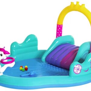 Bestway SPIELPOOL Kinderpool "Unicorn" mit Rutsche