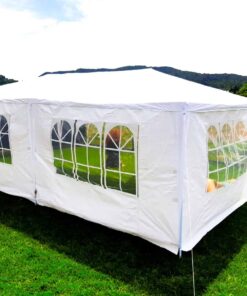 Partyzelt 3x6m weiß inkl 6 Seitenteile
