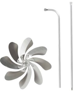 Hochwertiger Ventilator mit austauschbaren Blättern und Zubehör, ideal für technische Anwendungen und Lüftungssysteme.