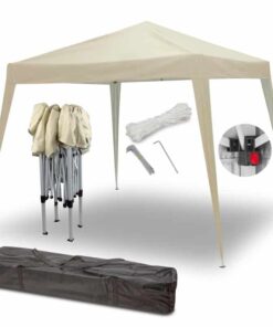 Einfache Montage, wetterfeste Partyzelte, inklusive Tragetasche.